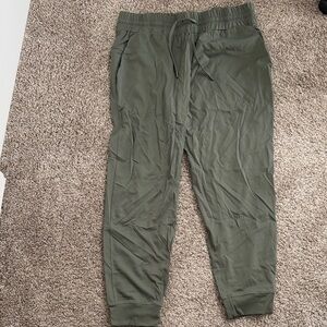 Women's Olive Green Jogger Pants